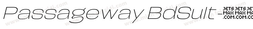 Passageway BdSuIt字体转换